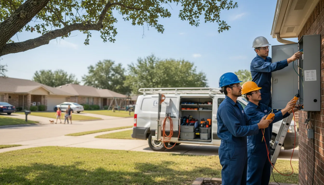 Certified electrician providing emergency electrical services in Lenni, PA